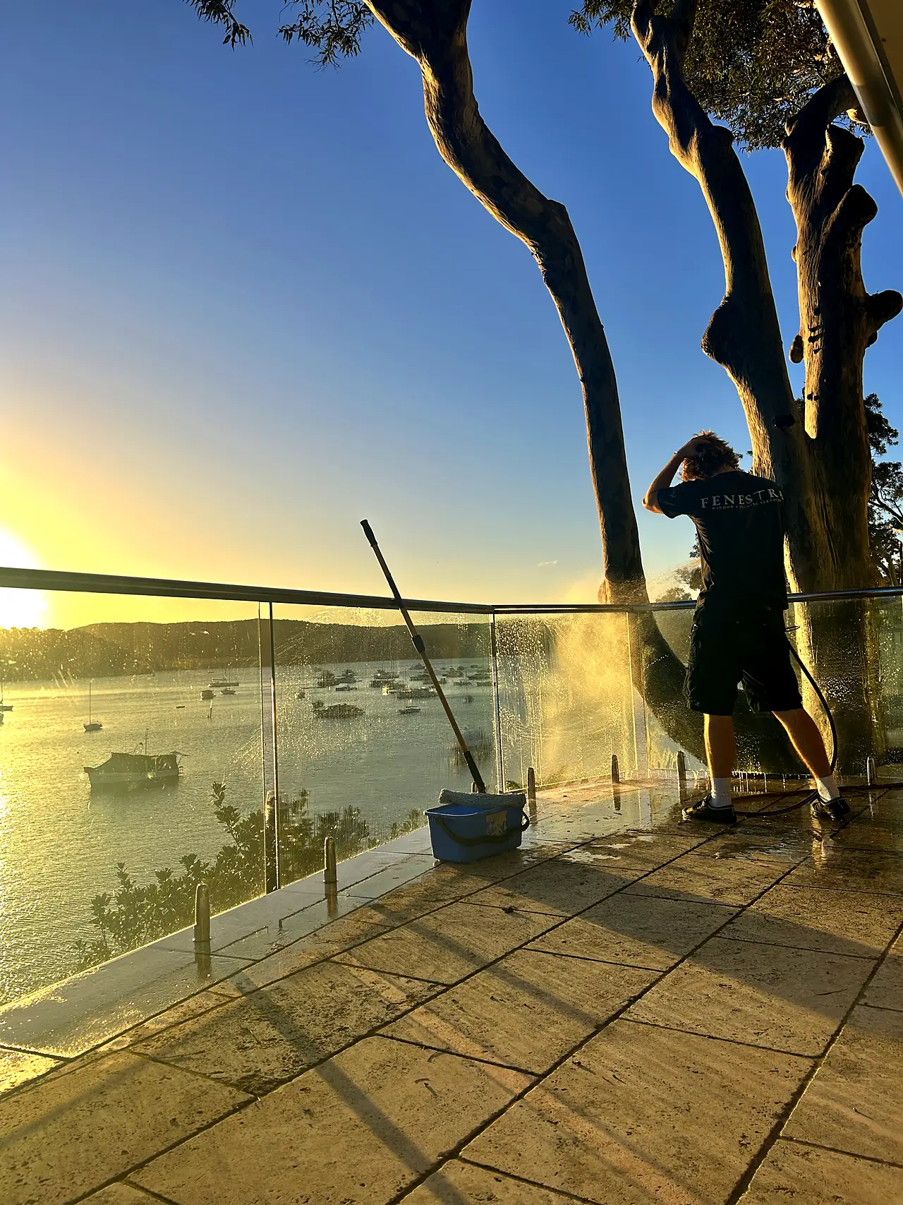 Recent window cleaning work by Fenestra